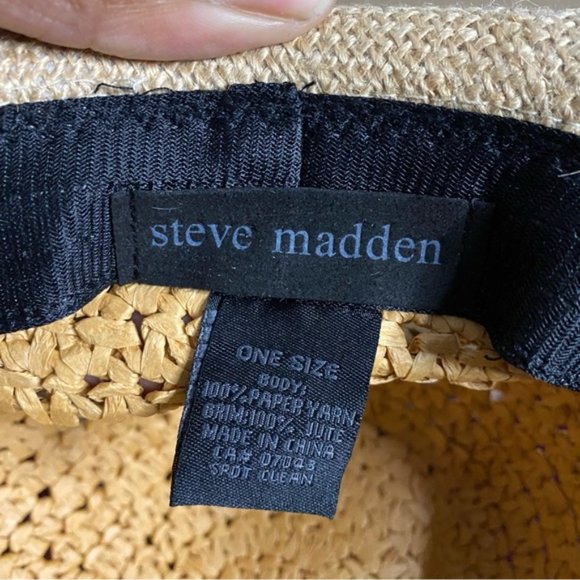 Steve Madden Fedora Straw Hat - Picture 6 of 6